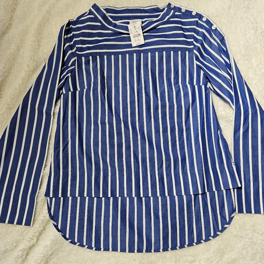 NWT JCrew 100%Cotton Shirt - size 4